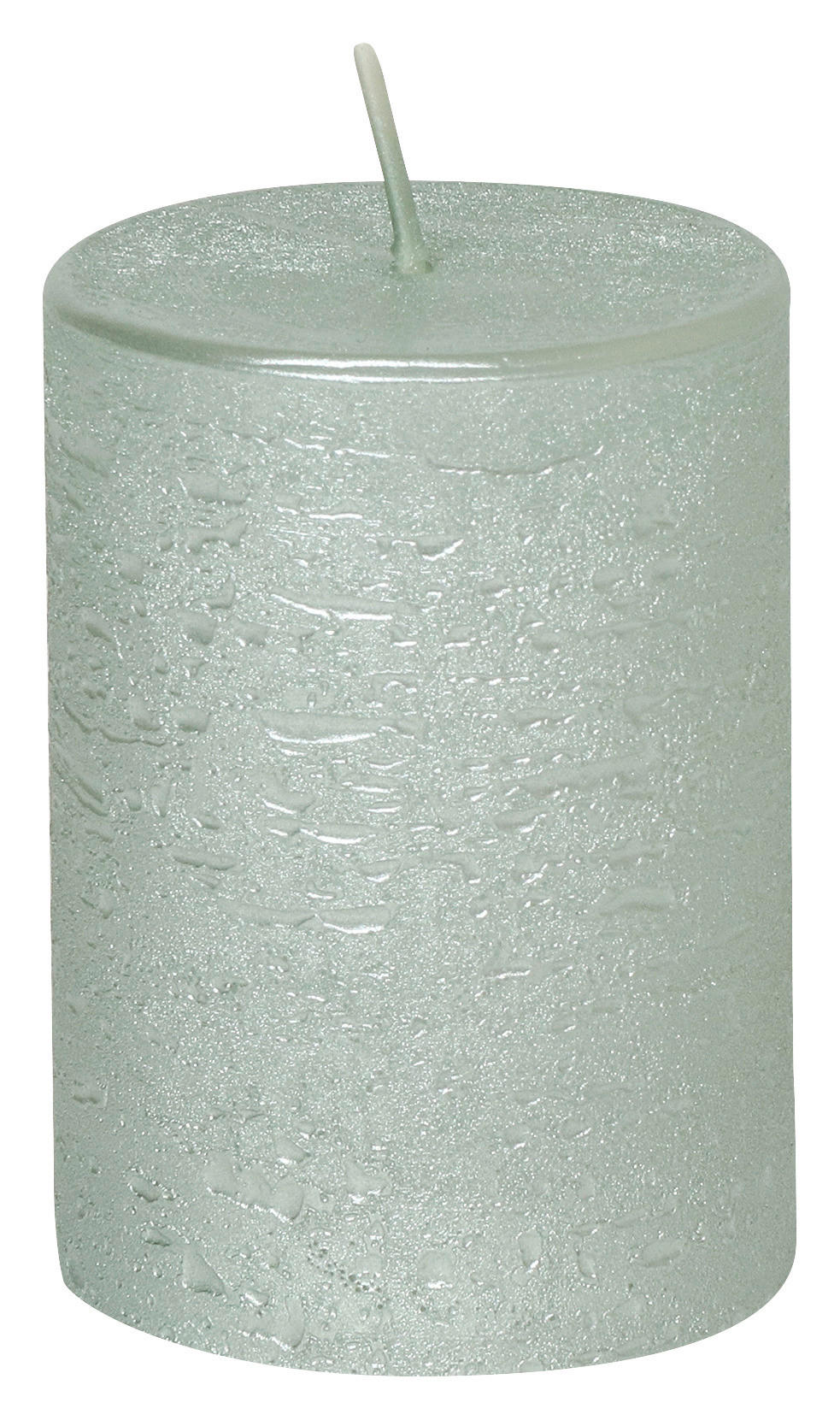 STUMPENKERZE  - Mintgrün, KONVENTIONELL (6,8cm)