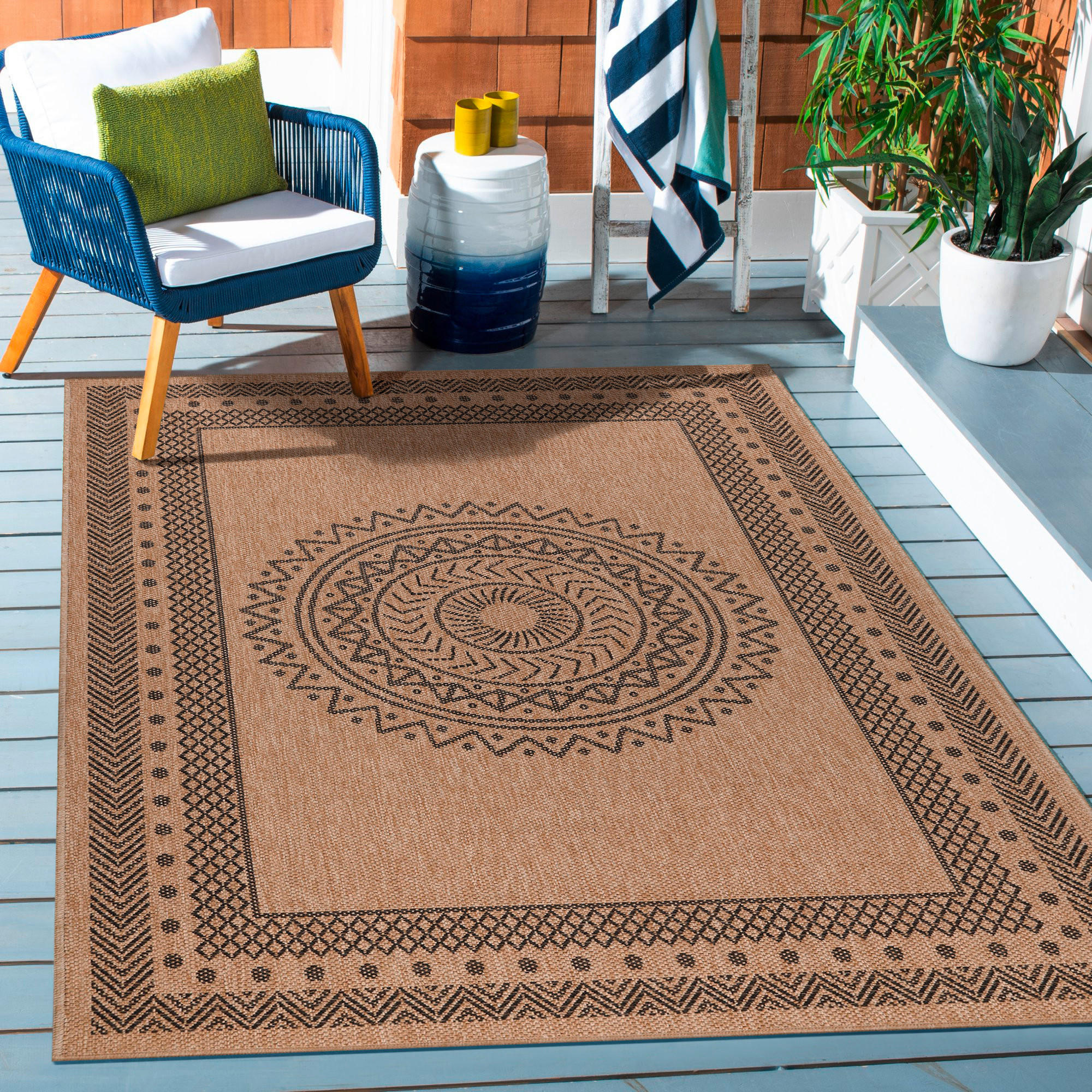 OUTDOORTEPPICH 80/150 cm Dhaka Beige - Beige, Basics, Textil (80/150cm) - Novel