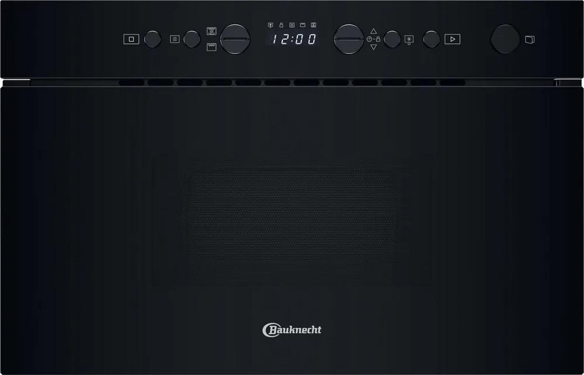 EINBAUMIKROWELLE BMN14BK  - Schwarz, Basics, Metall (59,5/38,2/32cm) - Bauknecht
