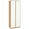 GARDEROBENSCHRANK  in 72/193/37 cm  - Eichefarben/Weiß, Design, Holz/Holzwerkstoff (72/193/37cm)