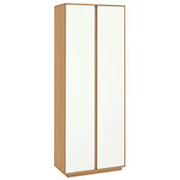 GARDEROBENSCHRANK  in 72/193/37 cm  - Eichefarben/Weiß, Design, Holz/Holzwerkstoff (72/193/37cm)