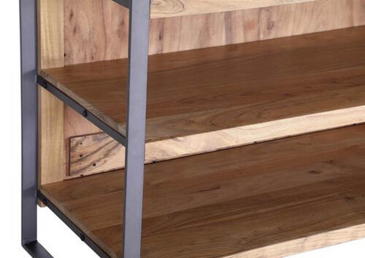 BAR Akaziefarben  140/106/53 cm  - Anthrazit/Akaziefarben, Trend, Holz/Metall (140/106/53cm) - Carryhome