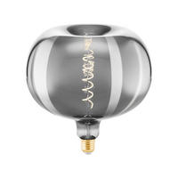 LED ŽIAROVKA E27 - čierna, Basics, sklo (22,0/22,0cm) - Eglo