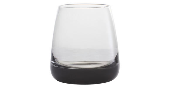 TRINKGLAS 330 ml  - Grau, Trend, Glas (8,8/9,7cm) - Novel