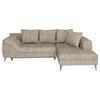 ECKSOFA Taupe  - Taupe/Creme, Design, Textil (177/276cm) - MID.YOU