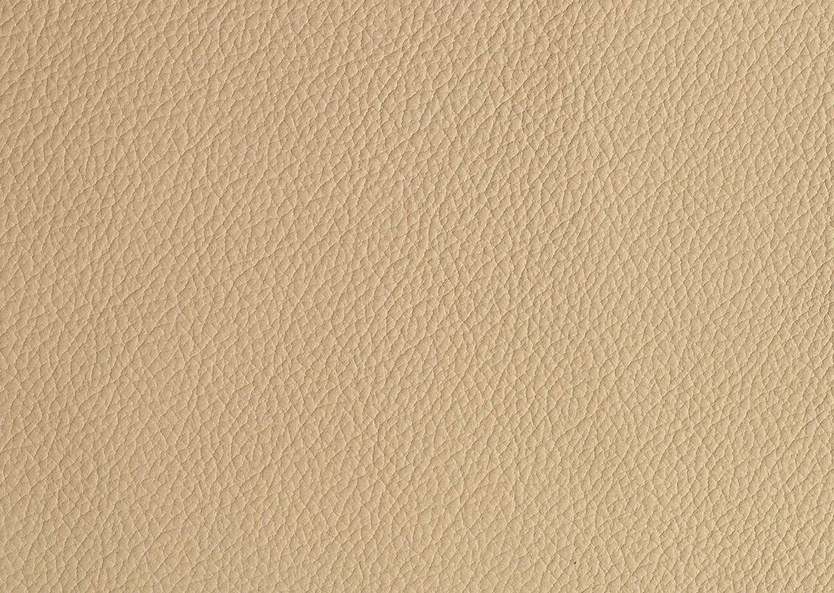 ECKSOFA in Echtleder Beige  - Beige/Alufarben, Design, Leder/Metall (239/271cm) - Cantus