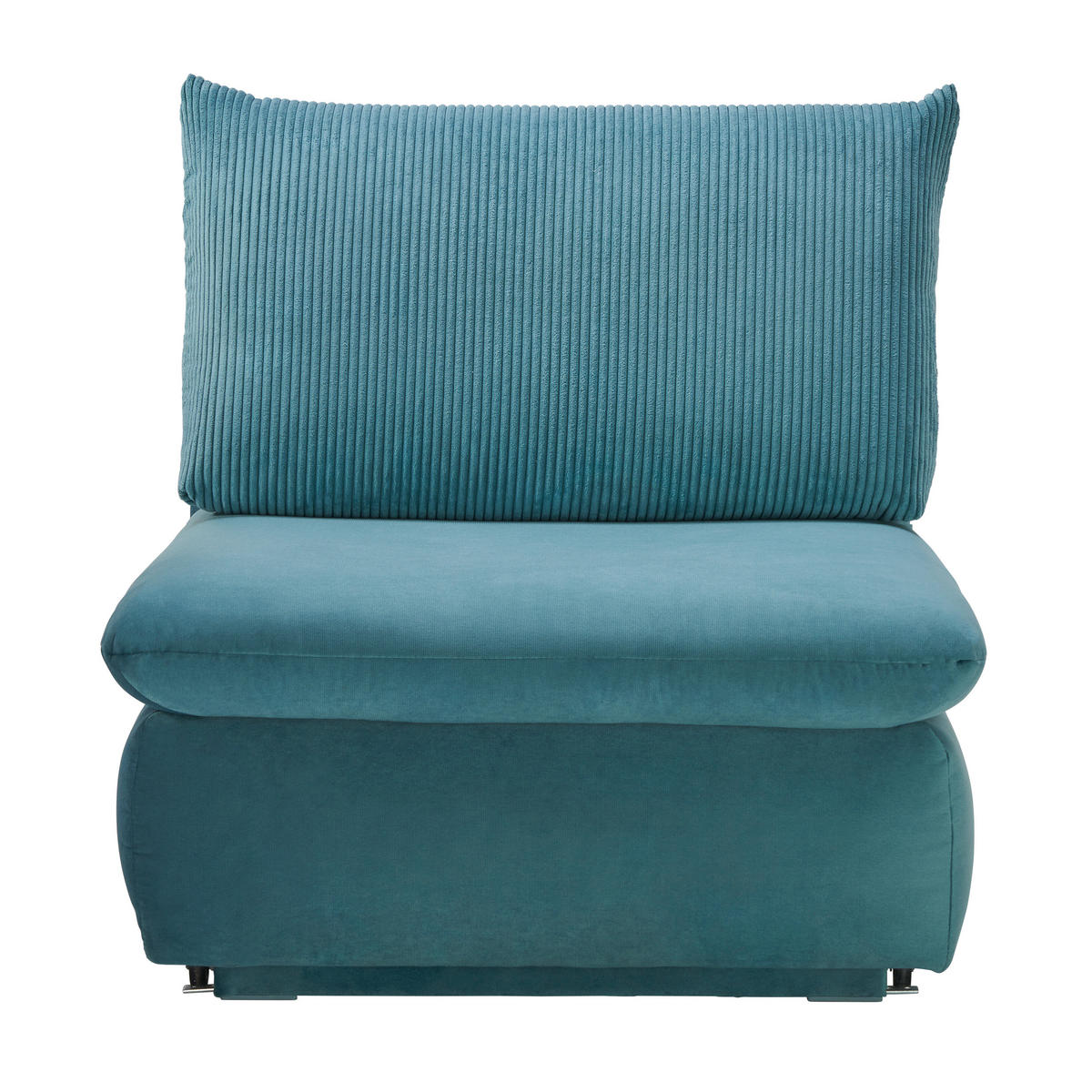 SCHLAFSESSEL Cord Türkis  - Türkis, Design, Kunststoff/Textil (90/89/83cm) - Novel