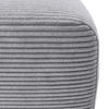 ECKSOFA Grau Cord  - Schwarz/Grau, KONVENTIONELL, Kunststoff/Textil (217/146cm) - Carryhome