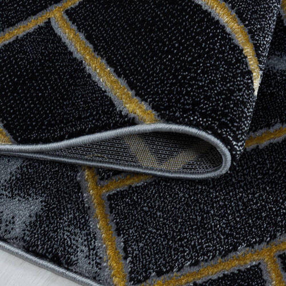 VÄVD MATTA 240/340 cm Naxos 3814 gold  - guldfärgad, Design, textil (240/340cm)