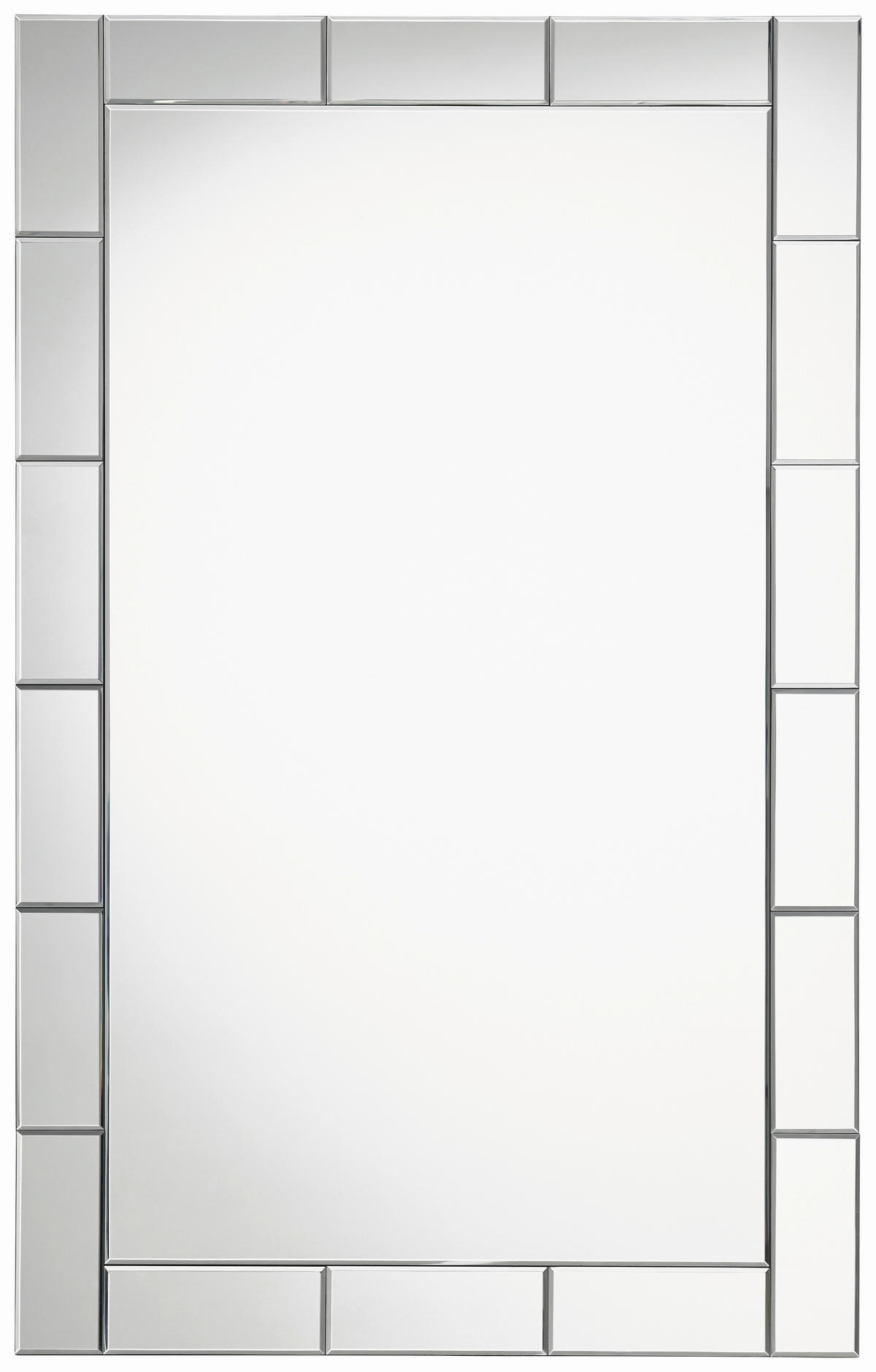 OGLEDALO, 95/150/1,9 cm steklo  - srebrne barve, Design, steklo (95/150/1,9cm) - Xora