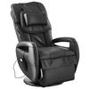 MASSAGESESSEL Kombination Echtleder/Lederlook Schwarz    - Schwarz, Design, Leder/Kunststoff (80/117/114cm) - Cantus