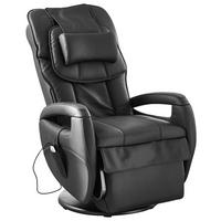 MASSAGESESSEL Kombination Echtleder/Lederlook Schwarz    - Schwarz, Design, Leder/Kunststoff (80/117/114cm) - Cantus