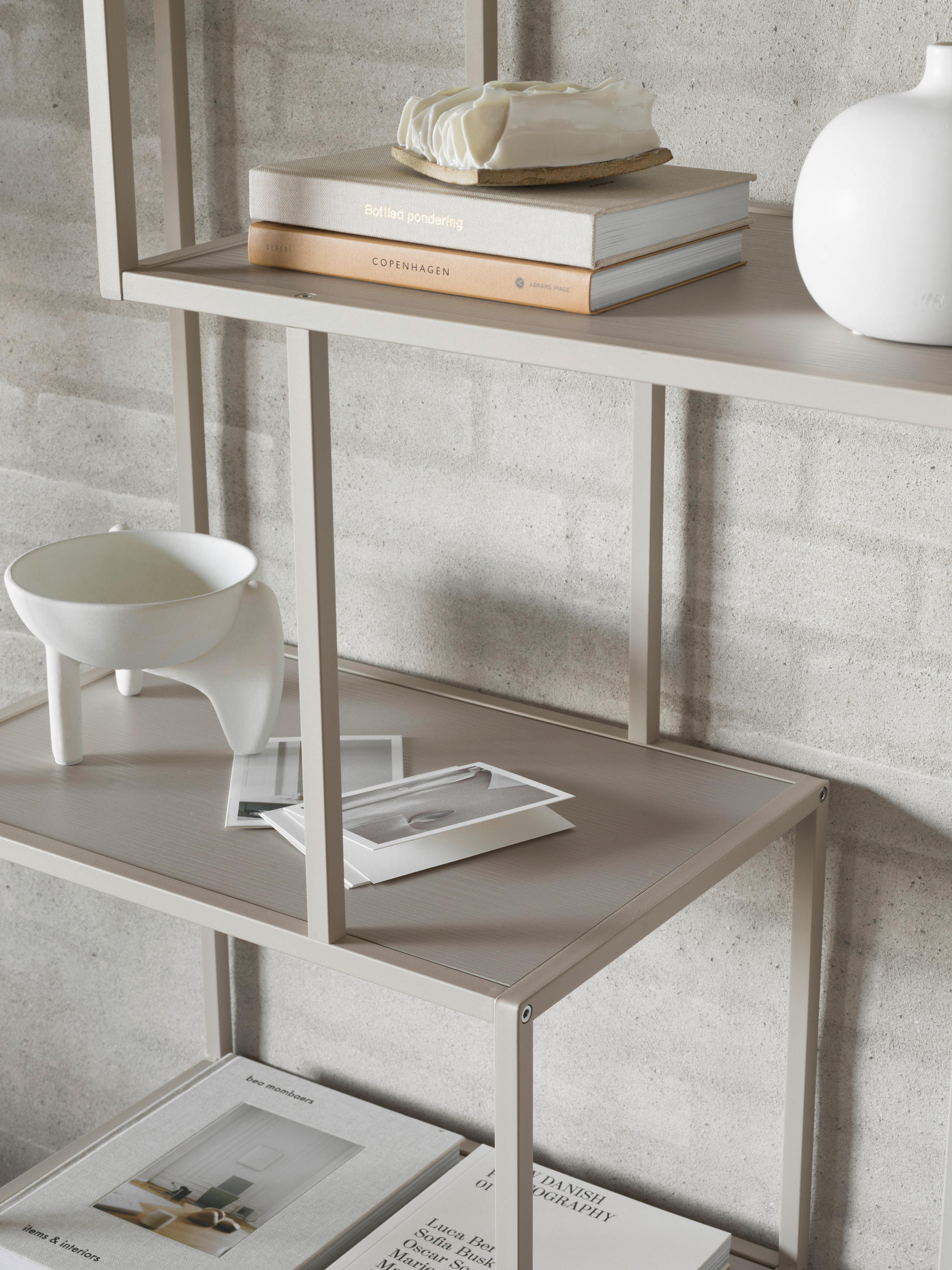 Thumbnail - Mid.you Regal Seaford, Grau, Holzwerkstoff, 5 Fächer, 77x185x35 cm, Wohnzimmer, Regale, Bücherregale