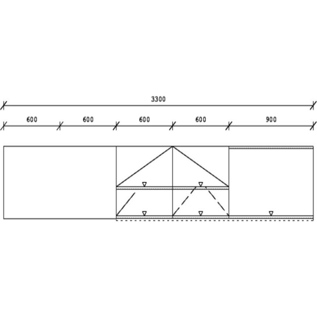Thumbnail - Xora Küchenleerblock XO 27, Weiß, Eiche, Metall, nur wie online abgebildet bestellbar, 330 cm, Made in Germany, in den F...