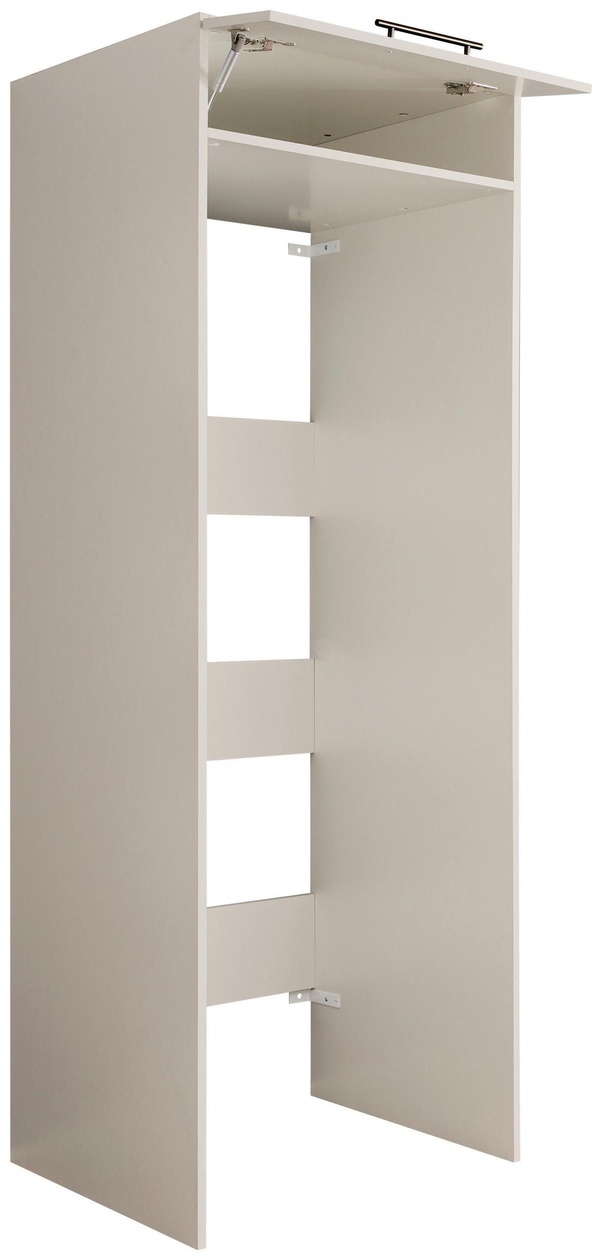 WASCHMASCHINENSCHRANK 67,5/200/67,5 cm  in Kaschmir  - Kaschmir/Schwarz, Design, Holzwerkstoff/Metall (67,5/200/67,5cm)