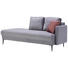 LIEGE in Textil Grau - Schwarz/Rosa, MODERN, Textil/Metall (190/85/88cm) - Carryhome LIEGE in Textil Grau - Schwarz/Rosa, MODERN, Textil/Metall (190/85/88cm) - Carryhome