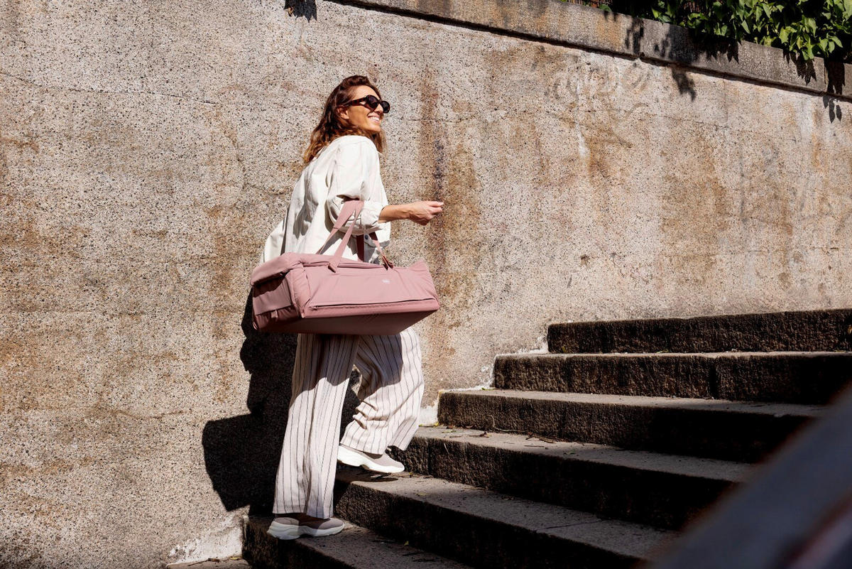 SKLOPIVA KOŠARA ZA SPAVANJE  Carry Me   - magenta, Basics, tekstil (27/65cm)