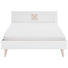 BETT in Weiß, Eichefarben - Eichefarben/Weiß, Design, Holzwerkstoff (120/200cm) - Carryhome BETT in Weiß, Eichefarben - Eichefarben/Weiß, Design, Holzwerkstoff (120/200cm) - Carryhome