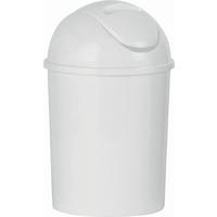 ODPADKOVÝ KÔŠ, 5 l - biela, Basics, plast (19/31/19cm) - Sadena