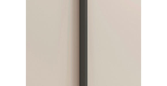 DREHTÜRENSCHRANK 201/235/61 cm,  in Champagner, 4-türig  - Champagner/Graphitfarben, Basics, Holzwerkstoff/Metall (201/235/61cm) - Novel