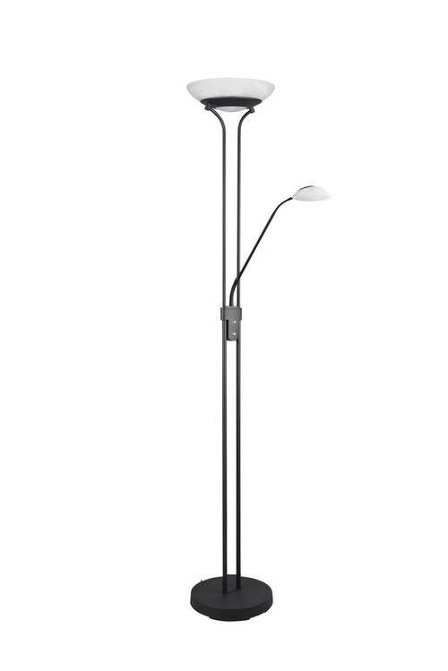 LED-GOLVLAMPA    - vit/svart, Basics, metall/glas (32,5cm)
