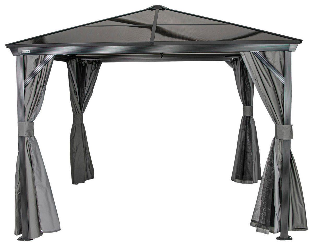 PERGOLA-SEITENTEIL  - Dunkelgrau, Basics, Textil - Ambia Garden