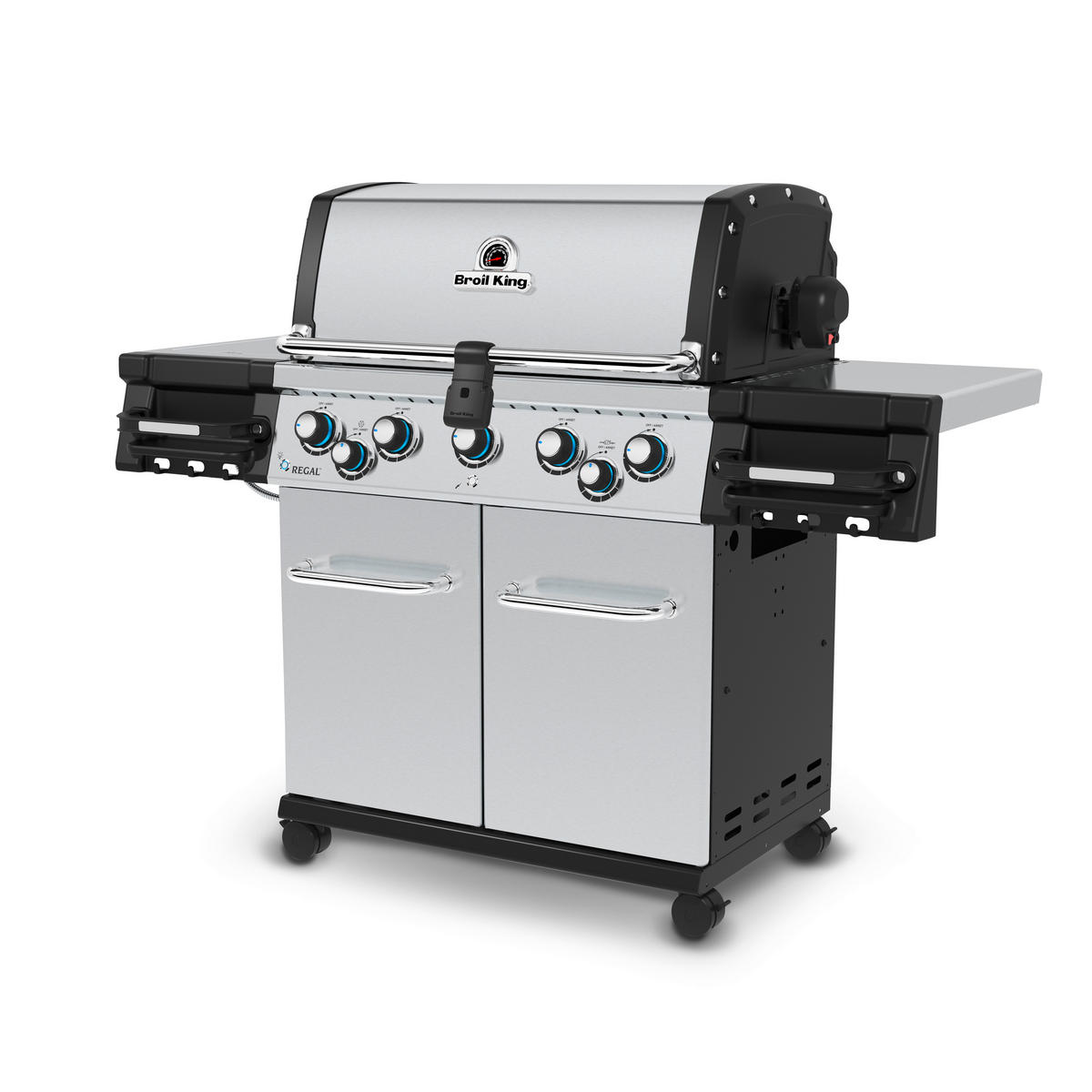 PLINSKI ŽAR  REGAL - barve nerjavečega jekla, Basics, kovina (159/125/63cm) - Broil King