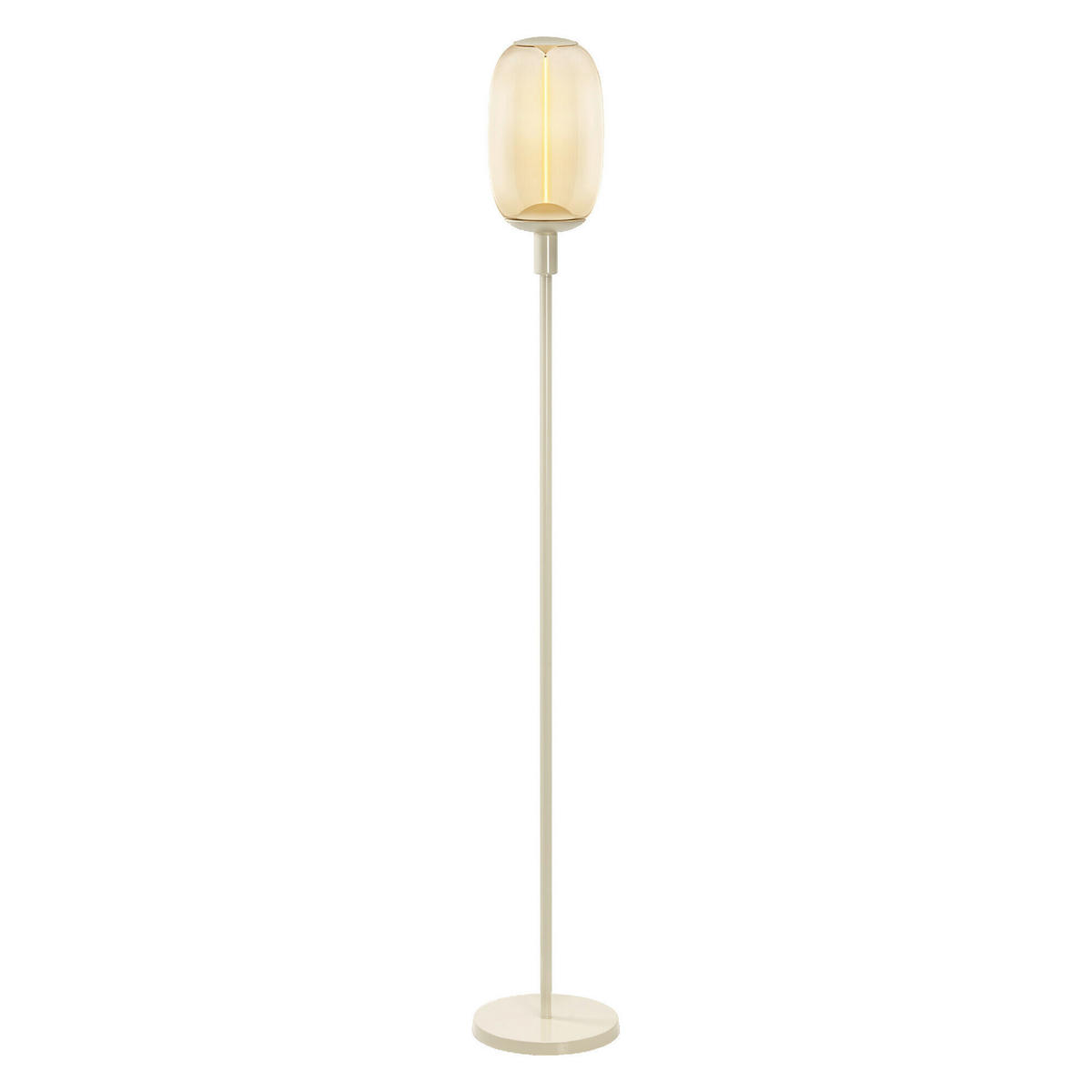 STEHLEUCHTE 26/146 cm    - Beige, Basics, Metall (26/146cm) - Osram