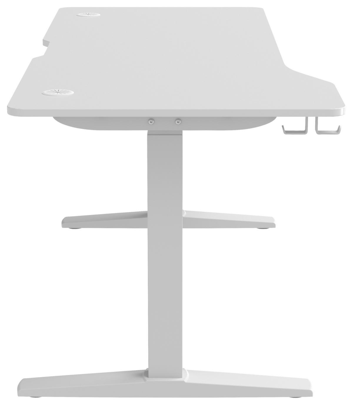SCHREIBTISCH  in Weiß  - Weiß, MODERN, Holzwerkstoff/Kunststoff (160/71/116/75cm) - MID.YOU