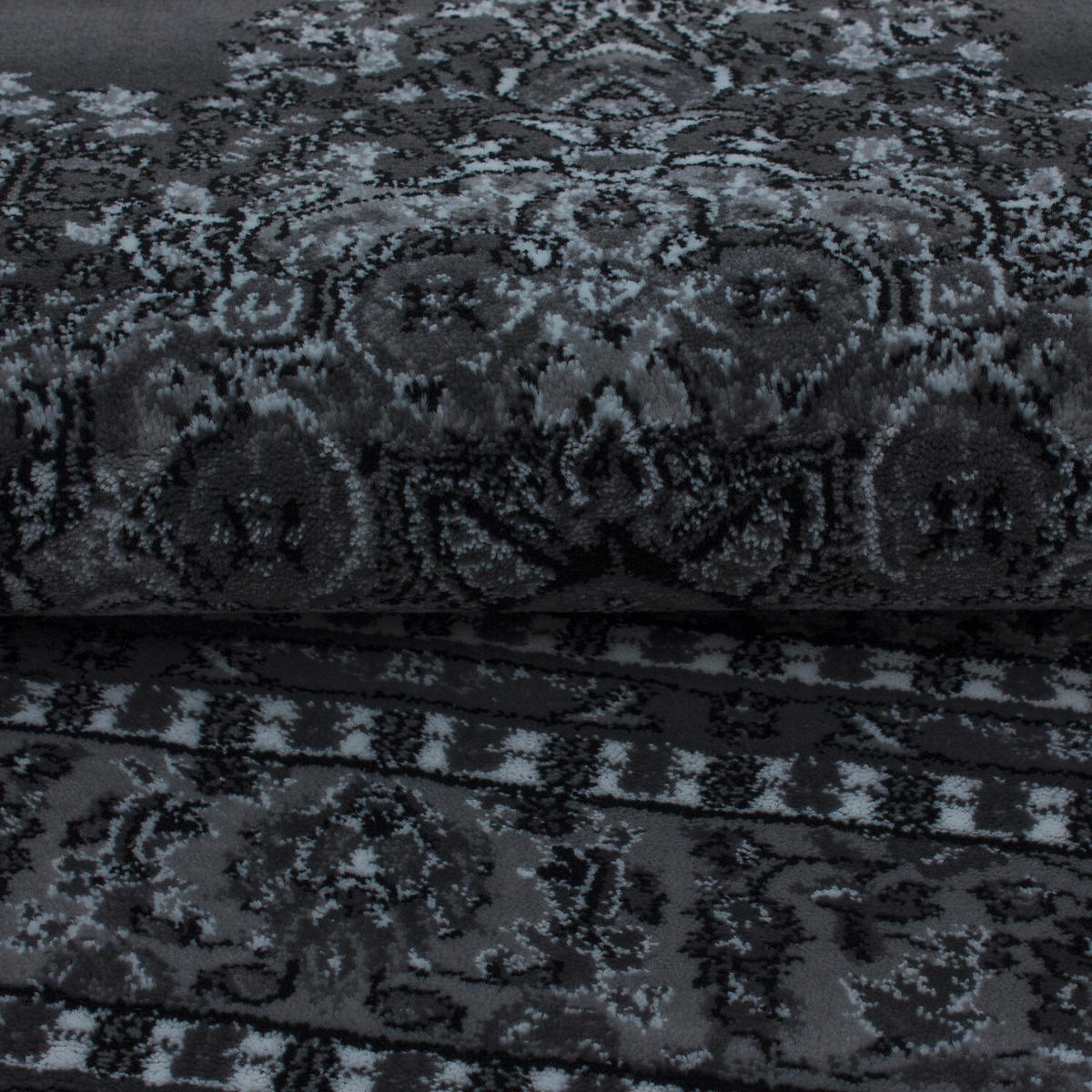WEBTEPPICH 240/340 cm Marrakesh Grau, Schwarz  - Schwarz/Grau, KONVENTIONELL, Textil (240/340cm) - Novel
