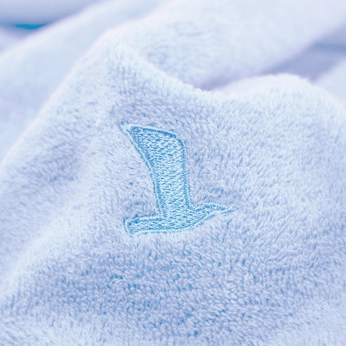 HANDTUCH Superwuschel Hellblau  - Hellblau, Basics, Textil (60/110cm) - Moeve