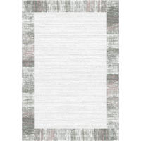 WEBTEPPICH Wohnzimmer 67/140 cm Sorrent Grau, Rosa, Silberfarben rechteckig  - Silberfarben/Rosa, Design, Textil (67/140cm) - Novel