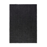 JUTETEPPICH 190/280 cm Bouclé Schwarz rechteckig  - Schwarz, Basics, Textil (190/280cm) - Hanse Home