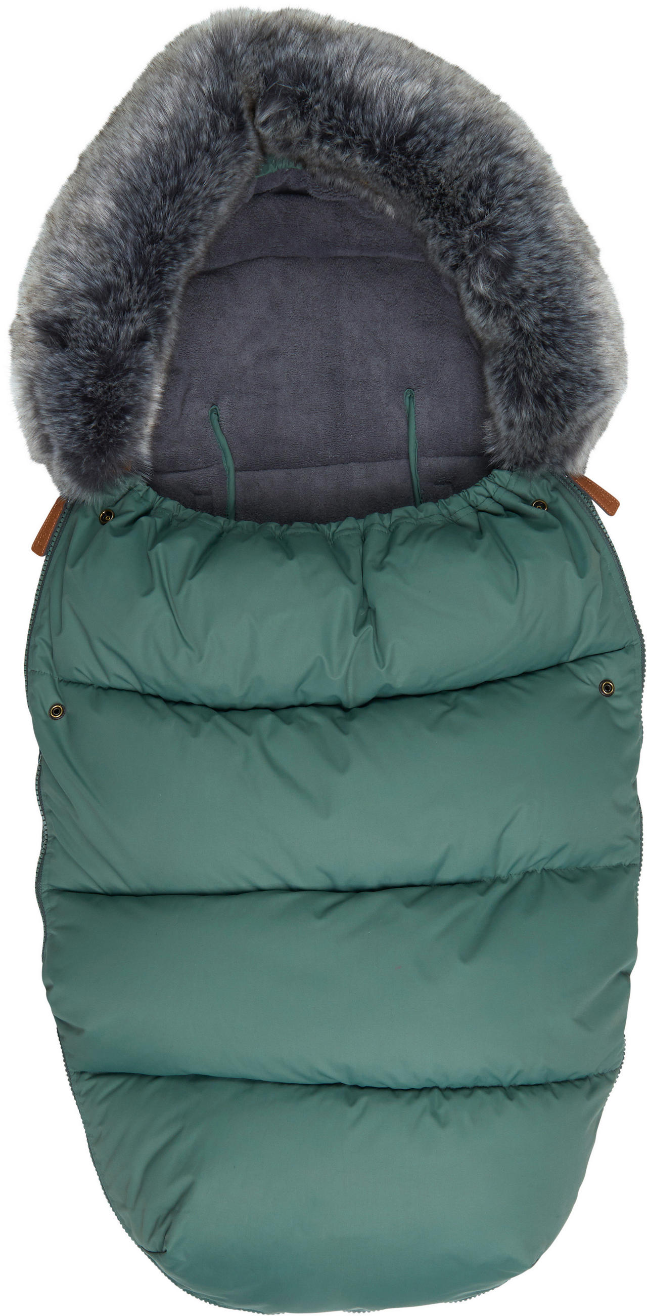 FUSSSACK TRENDY L  - Grün, Basics, Kunststoff/Textil (50/100cm) - Jimmylee