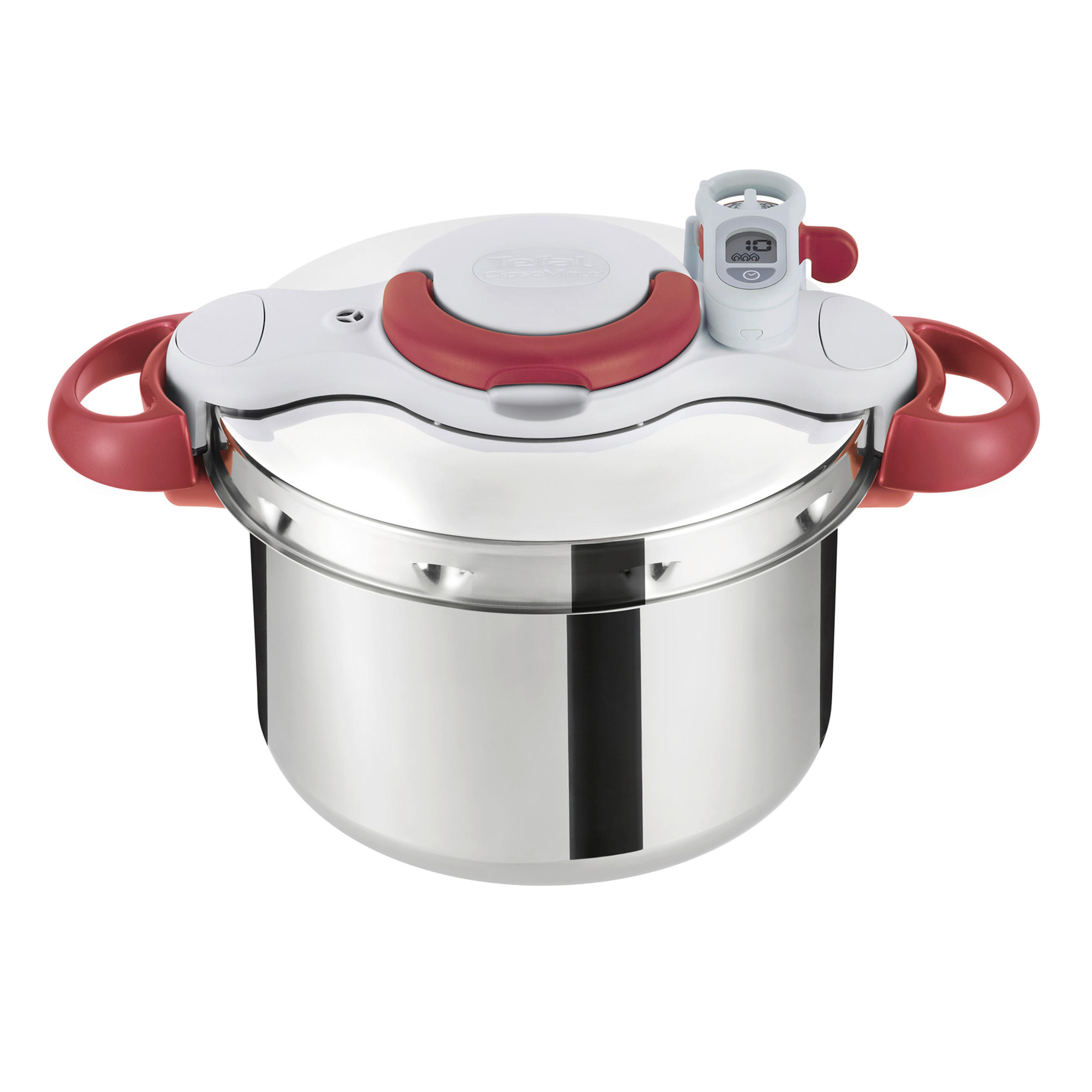 SCHNELLKOCHTOPF CLIPSO MINUT' PERFECT 6 L  - Klar/Edelstahlfarben, Basics, Kunststoff/Metall (37/28,5/24,6cm) - Tefal