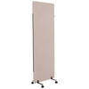 TRENNWAND Kunststoff, Textil, Metall Taupe  - Taupe, Basics, Kunststoff/Textil (60/177/3cm) - MID.YOU