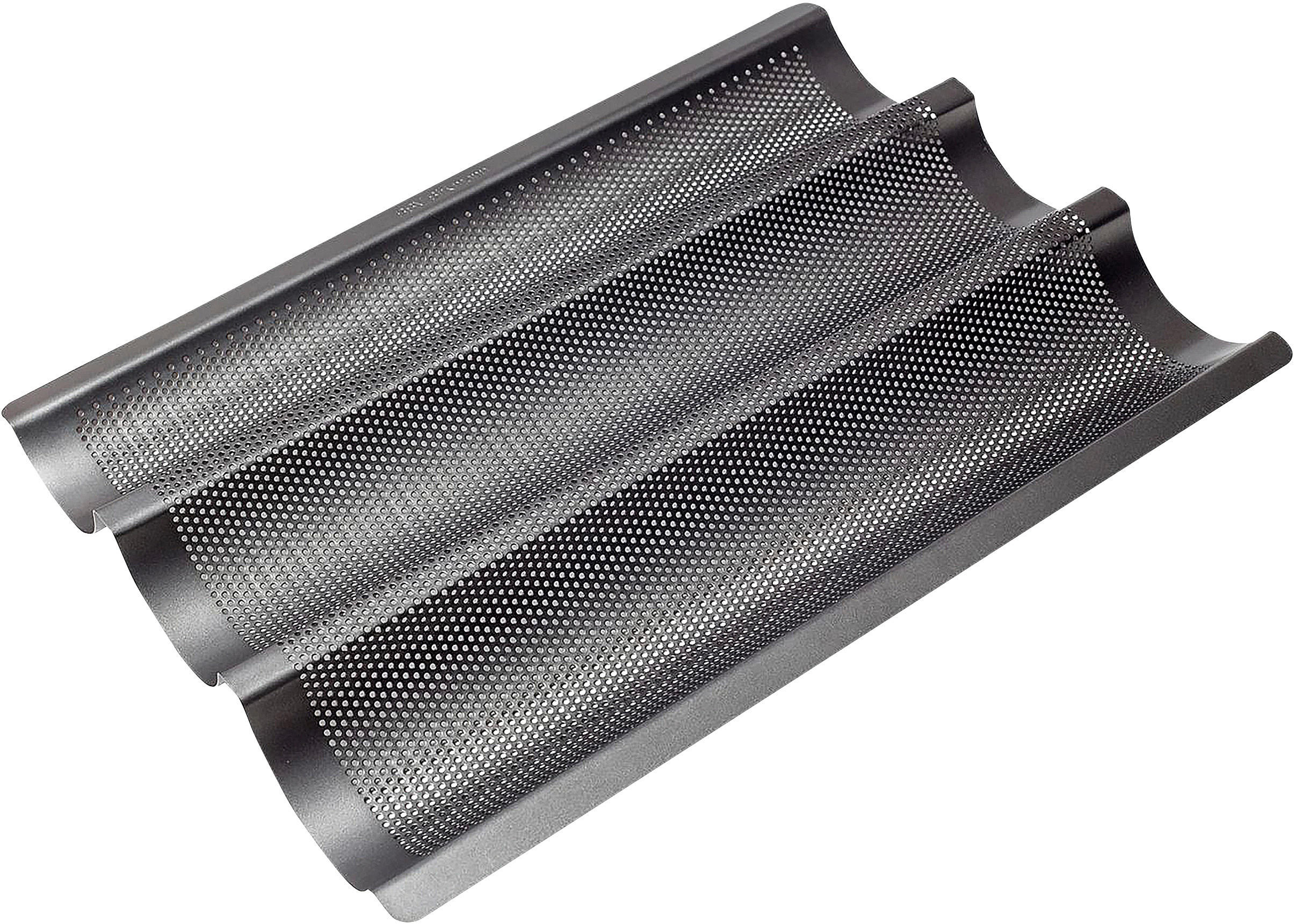 Birkmann Baguette-Blech Easy Baking Schwarz 28x4x38.5 cm