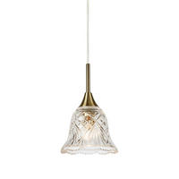PENDELLEUCHTE Luna 13,5/21 cm   - Messingfarben, Design, Glas (13,5/21cm) - Markslöjd