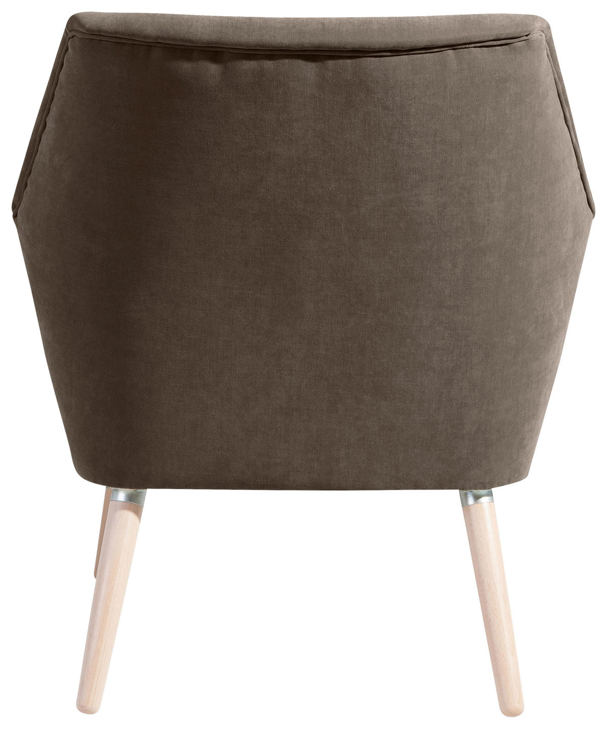 SESSEL in Velours Sahara  - Buchefarben/Sahara, Design, Holz/Textil (67/81/71cm) - Max Winzer