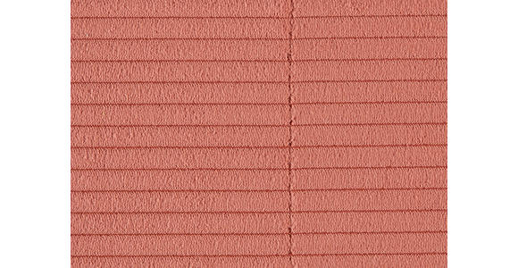 SITZBANK in Textil Aprikose  - Aprikose/Schwarz, Design, Textil/Metall (200/48/47cm) - Dieter Knoll