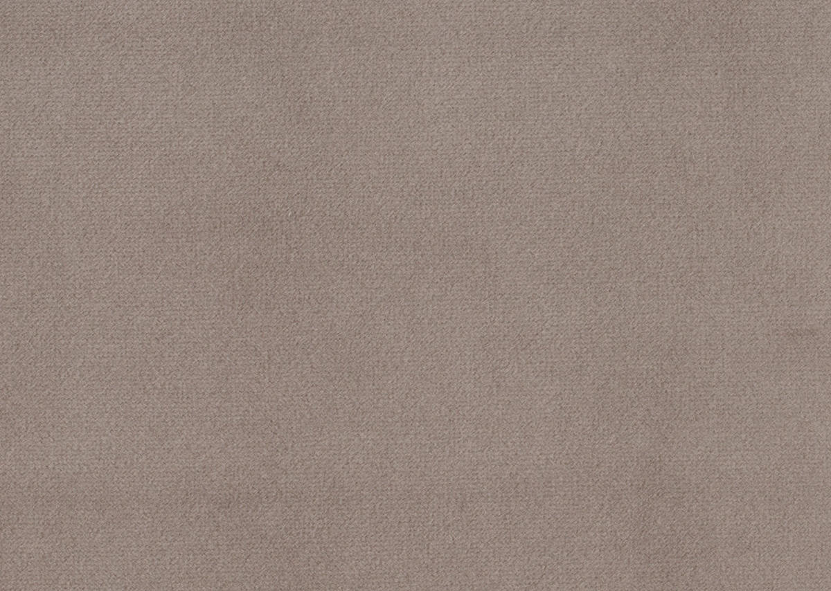 ECKSOFA in Velours Greige  - Greige/Schwarz, Design, Textil/Metall (179/306cm) - Beldomo System