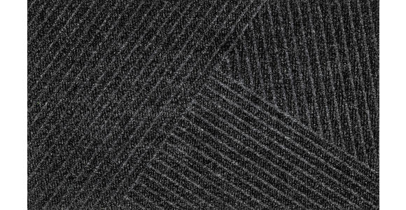 FUßMATTE 45/75 cm - Dunkelgrau, KONVENTIONELL, Kunststoff/Textil (45/75cm) - Esposa