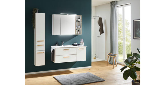 HOCHSCHRANK 30/168/33 cm - Weiß, KONVENTIONELL, Glas/Holz (30/168/33cm) - Dieter Knoll