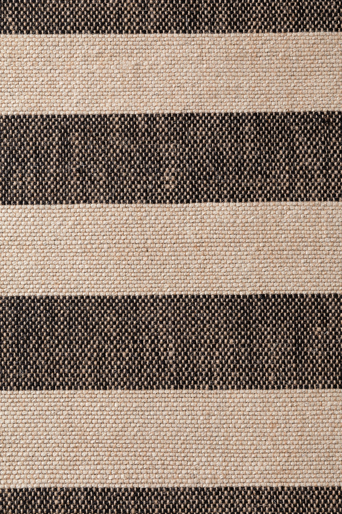 JUTETEPPICH 80/200 cm Handloom 1.0 Creme, Schwarz  - Creme/Schwarz, Basics, Textil (80/200cm) - Hanse Home
