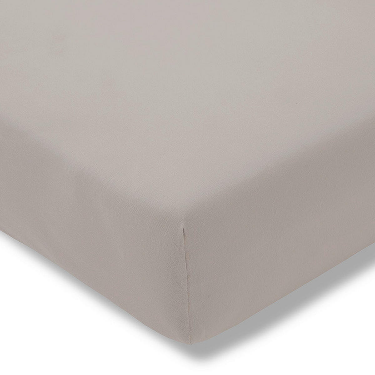 SPANNLEINTUCH 200/200 cm Single-Jersey  - Greige, Basics, Textil (200/200cm) - Estella