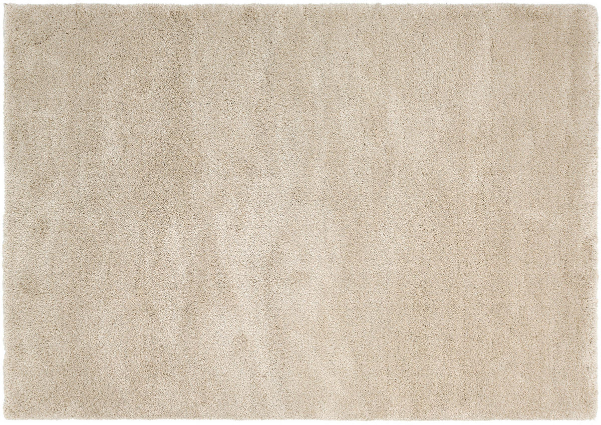 HOCHFLORTEPPICH 120/170 cm Longo Creme, Beige  - Beige/Creme, Design, Textil (120/170cm) - Novel