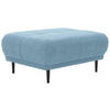 HOCKER in Textil Blau  - Blau/Schwarz, Design, Holz/Textil (93/45/77cm) - Stylife