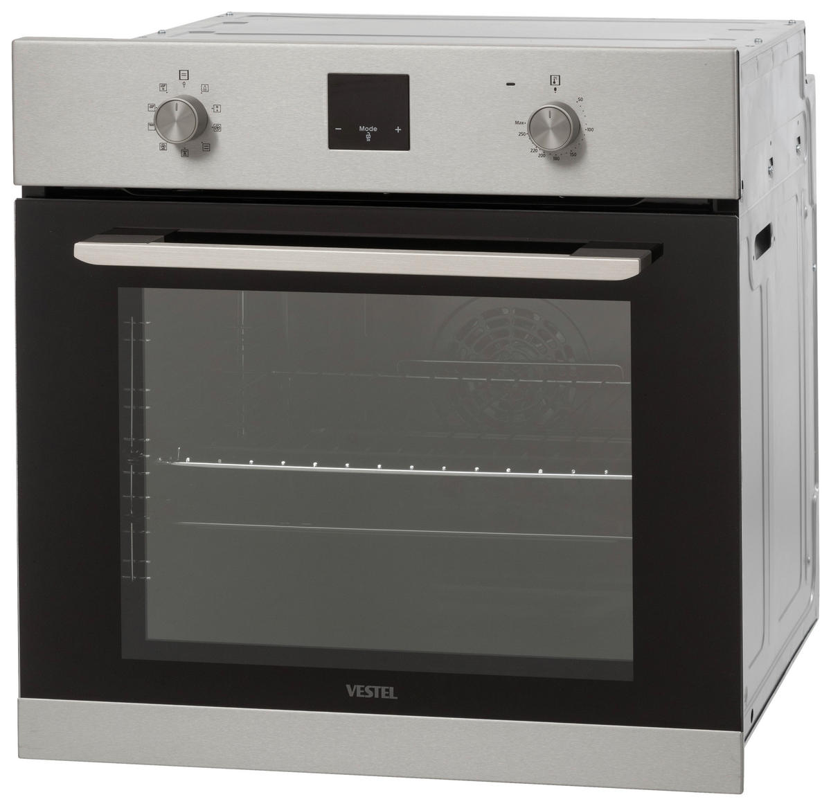 EINBAUBACKOFEN VEB9  - Schwarz, Basics, Glas/Kunststoff (59,5/59,5/57,5cm) - Vestel