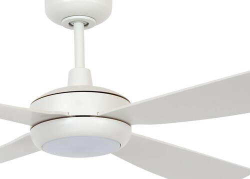 DECKENVENTILATOR 107 cm  - Weiß, Trend, Kunststoff (107cm) - P & B