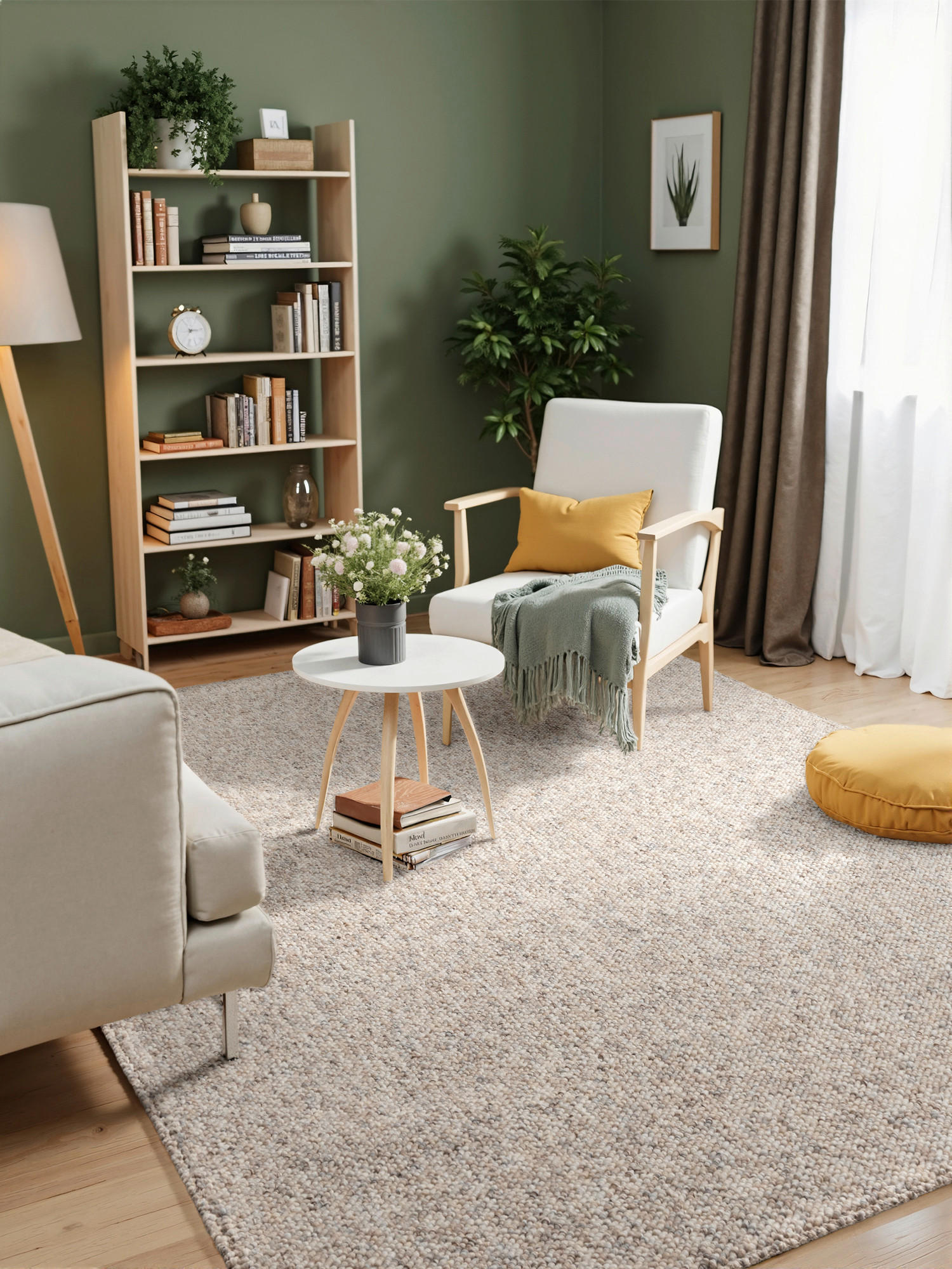TUFTTEPPICH 120/170 cm Rocco Creme, Multicolor  - Multicolor/Creme, Basics, Kunststoff (120/170cm) - Elle Decoration